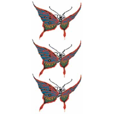 タトゥーシール 蝶1