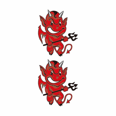 タトゥーシール アクマ