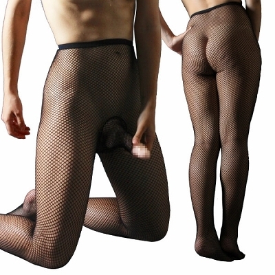 メンズパンティストッキング メッシュ