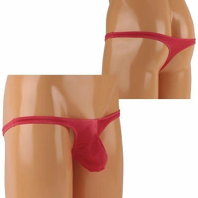 ワイルドポーチローライズTバック レッド