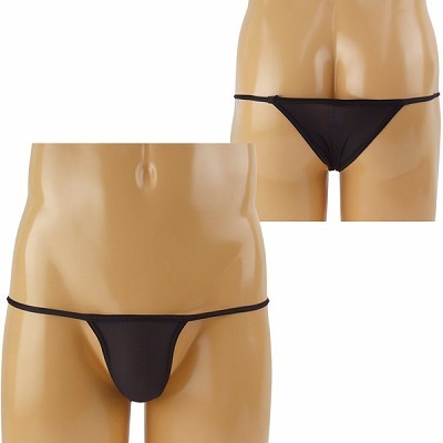 メンズ 2way極薄ストレッチハーフバック ブラック