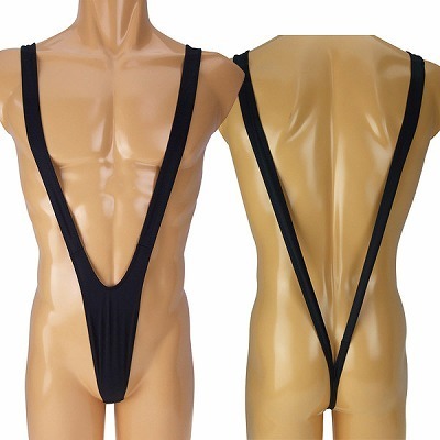 メンズ 2wayストレッチ生地スリングショット ブラック