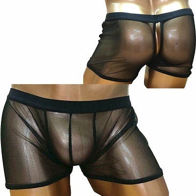 BadDaddy SEXYレースOバック トランクス ブラック