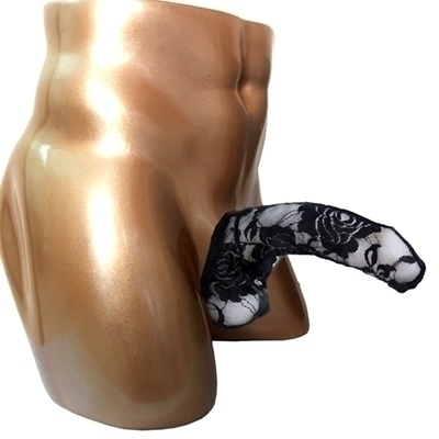 BadDaddy セクシーメンズ レースサック(S−006) ブラック