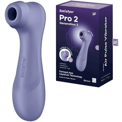 <吸うやつ>Satisfyer(サティスファイヤー プロ 2) Generation 3 (Connect App ライラック)