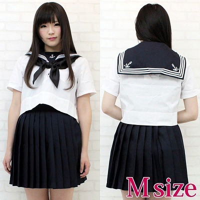 私立女子校のセーラー服(夏服) M