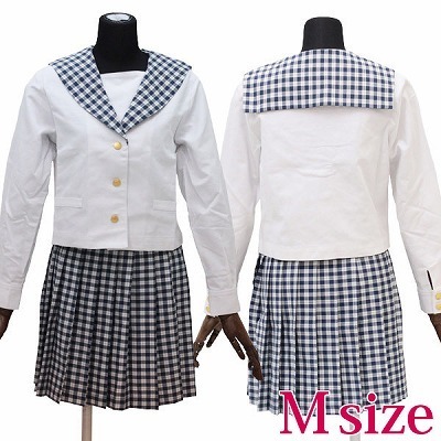 私立学園のセーラー服(中間服) M