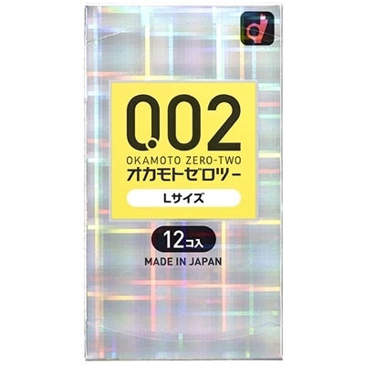 オカモトゼロツー うすさ均一0.02 Lサイズ(12個入り)