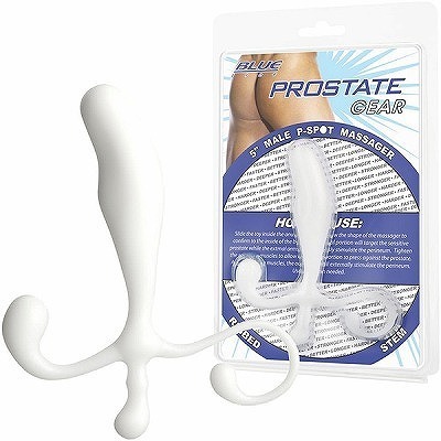 <Blue Line>5Male P−Sp●t Massager (ホワイト)
