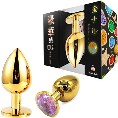 金ナル 豪華アナルコーン (M ピンク)